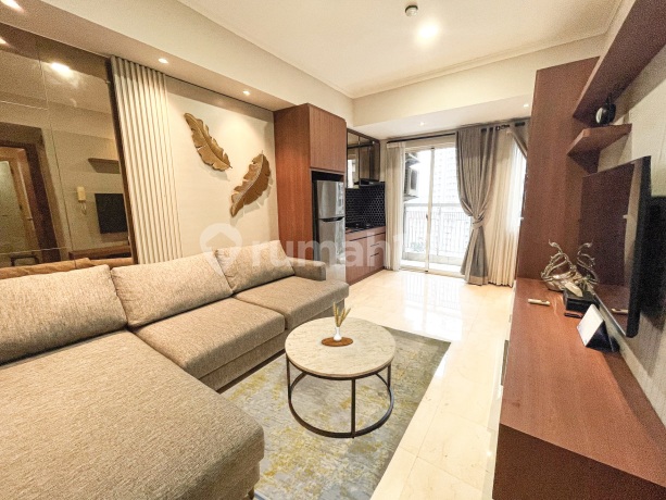 Dijual Apartment 2+1 Br Royal Mediterania Garden Fully Furnished & Fully Renovated Apartemen Lavender 2 Kamar Tidur Furnished Bagus