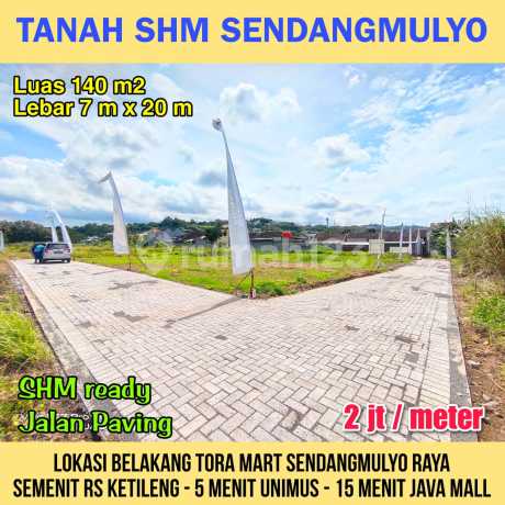 Tanah Kavling Belakang Toramart Sendamulyo Siap Bangun 