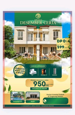 Rumah Ready Stock Akses Stasiun Sudimara,jurangmangu