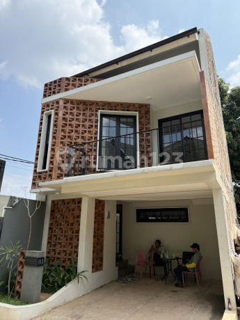 Rumah Baru 3 Lantai 1.4 M di Cluster Jagakarsa Dekat Tol DP 0