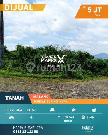 For Sale: Land Plot at Puncak Buring Indah Citragarden, Malang City