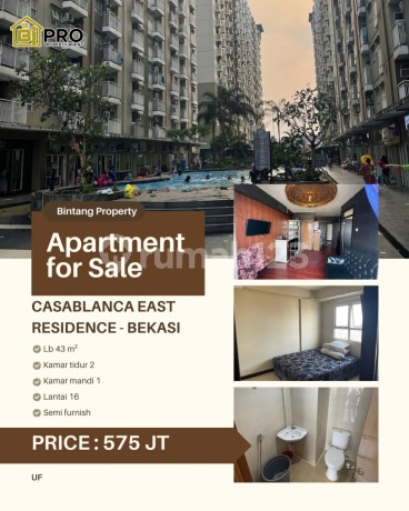 Dijual Apartemen 2br Di Jatimelati Bekasi 