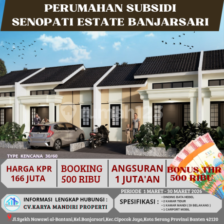 Rumah Subsidi Banjarsari Cipocok