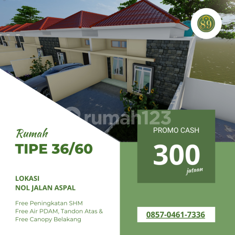 Dekat Tol, Dekat Kota, Dekat Semua Rumah Baru Cuma 325 Juta