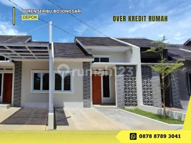Sell Over Credit 65M Near Toll Gate in Cluster Villa Cemara Kav Depok