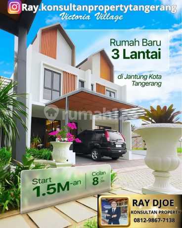 Best Deal! Rumah 3+1 KT di Karawaci Mulai 1,4M Victoria Village