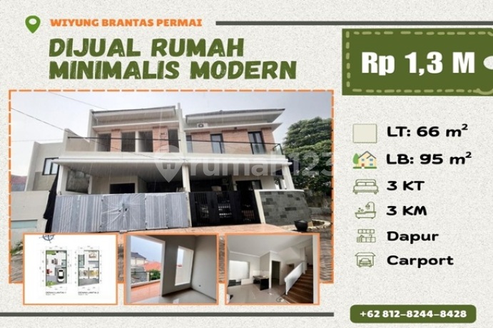 [Promo] Rumah Baru Minimalis Modern di Wiyung Brantas Permai