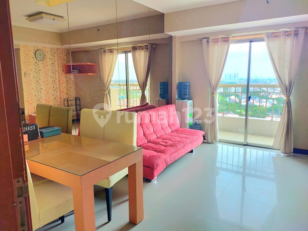 Jual Apartemen Full Furnished 3 Br Kamar Tidur - Waterplace Apartment Tower C Lantai 19, Surabaya Barat(Dekat Pakuwon Mall & Pakuwon Trade Center)