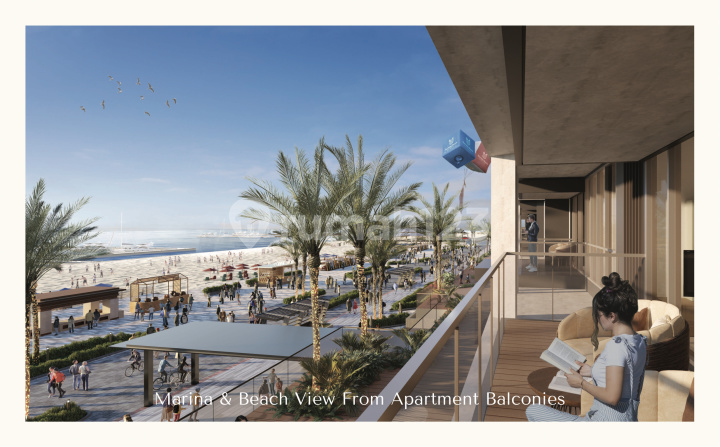 Cicil 59 Juta atau 4,9M Apartemen 4 Br Baru The Palm Beach Areca View Laut di Riverwalk Island Pik