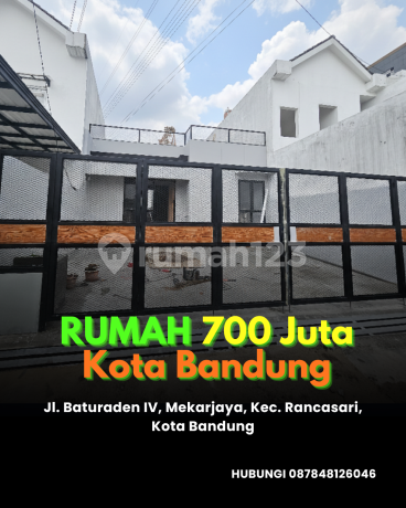 Rumah Modern Minimalis Tipe 75 Tanah Kotak Sempurna di Kota Bandung