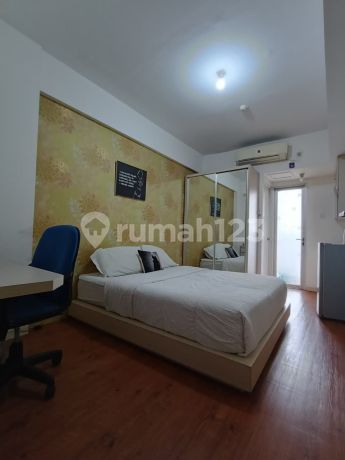 Jual Cepat, Turun Harga! Apartemen Studio Margonda Residence 2, Interior Cantik, Full Furnished