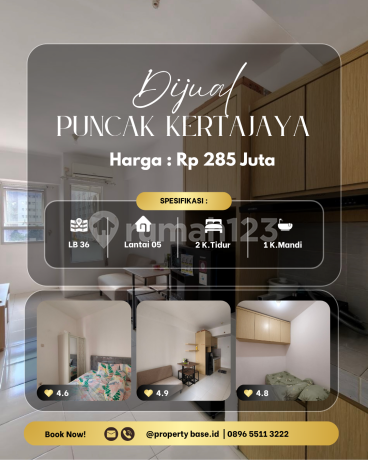 Tower B Lantai 5‼️Apartemen Puncak Kertajaya Dekat Its Tower B Lantai 5‼️Apartemen Puncak Kertajaya Dekat Its