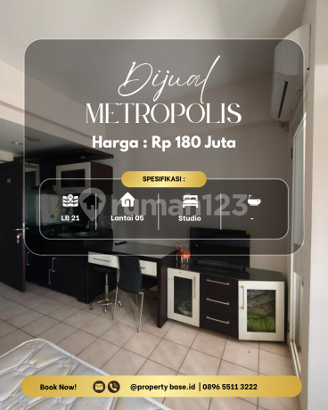 Tower A‼️Apartemen Metropolis , View : City Hadap Utara Kondisi : Furnish Tower A‼️Apartemen Metropolis , View : City Hadap Utara Kondisi : Furnish