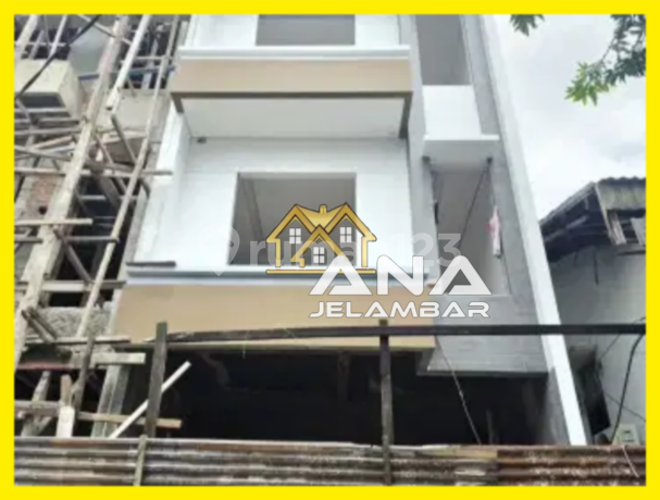 Ana Rumah Baru 3Lt Luas 5X15m Modern Minimalis Hadap Selatan di Taman Ratu, Kebon Jeruk - * Good- Deal !!*
