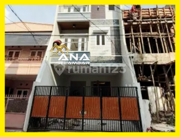 Ana Rumah Baru 3.5Lt Luas 6X15m2 Dalam Komplek Hadap Barat Laut Jln 2 Mobil di Tomang - * Good- Deal !!*