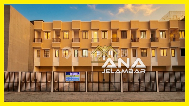 Ana Ruko Baru 3.5Lt Luas 4.02X31m Plong Cocok Usaha Jln Lewat Kontainer di Jelambar - * Good-Deal!!*