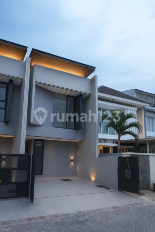 Lokasi Rungkut Mapan Rumah Baru Gress Model Modern Minimalis
