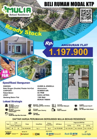 Government Subsidized House Affordable Good Quality at Mulia Bekasi Residence