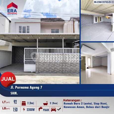New 2-Story House Ready to Live In Central City Area at Purnama Agung 7 New 2-Story House Ready to Live In Central City Area at Purnama Agung 7
