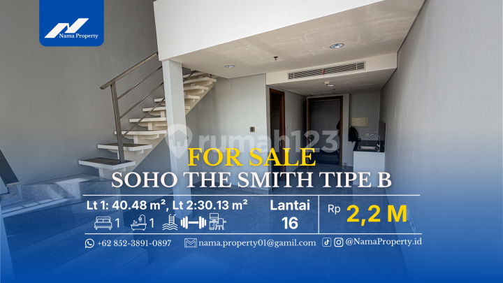 Dekat Tol! The Smith Alam Sutera Tipe B Premium Mezzanine Unit Dekat Tol! The Smith Alam Sutera Tipe B Premium Mezzanine Unit