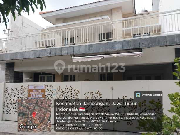 For Sale, House, In Palm Spring Regency Housing Complex, Street: Palem Raja Jambangan Selatan III Block A-20, Sub-district: Jambangan, District: Jambangan, Regency: Surabaya