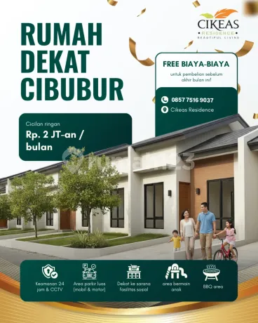 Rumah Minimalis Bebas Banjir Dekat Cibubur Cicilan 2Jutaan Rumah Minimalis Bebas Banjir Dekat Cibubur Cicilan 2Jutaan