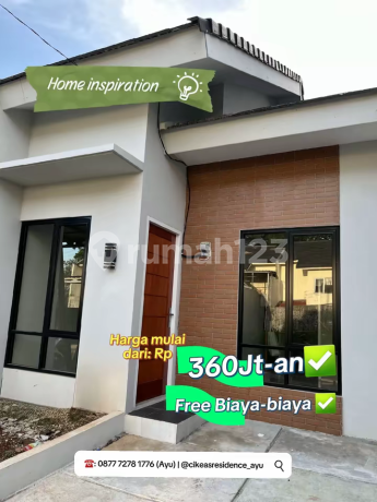 For Sale Minimalist House Strategic Location Access to Toll Road and LRT