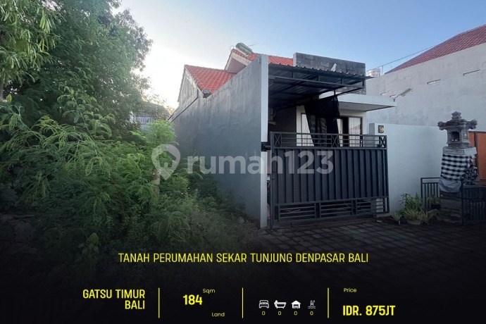 For Sale Residential Land Sekar Tunjung Denpasar Bali