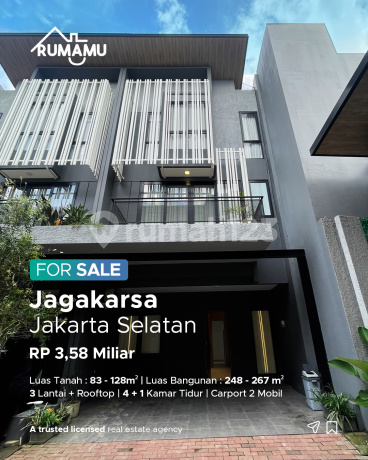 Jagakarsa Signature Hunian 3 Lantai + Rooftop (259) Jagakarsa Signature Hunian 3 Lantai + Rooftop (259)