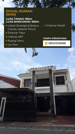 Rumah, 2 Lantai, SHM, di Cibubur, Rumah, 2 Lantai, SHM, di Cibubur,