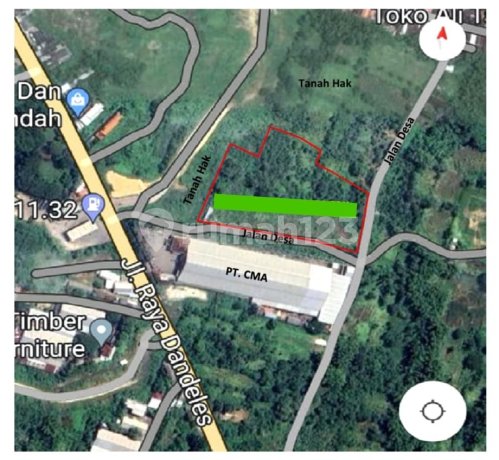 Tanah Industri Bungah Gresik.udah Urukan.hgb Siap Bangun.murah