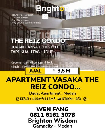 Di Jual Apartment Vasaka The Reiz Condo Medan Di Jual Apartment Vasaka The Reiz Condo Medan