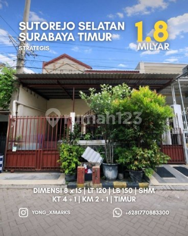 Rumah Sutorejo Selatan - Strategis - Galvalum & Granit Rumah Sutorejo Selatan - Strategis - Galvalum & Granit
