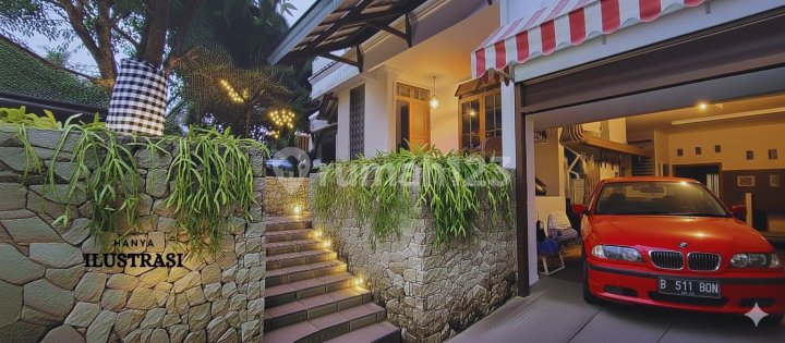 Corner House, Freehold Title, Land Area 440 Sq M, Bukit Cinere Indah, Near Mall and Puri Cinere Hospital (Underground River)