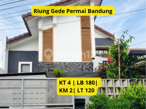 Rumah Gaya Tropis di Riung Gede Permai Bandung Dekat Summarecon Rumah Gaya Tropis di Riung Gede Permai Bandung Dekat Summarecon