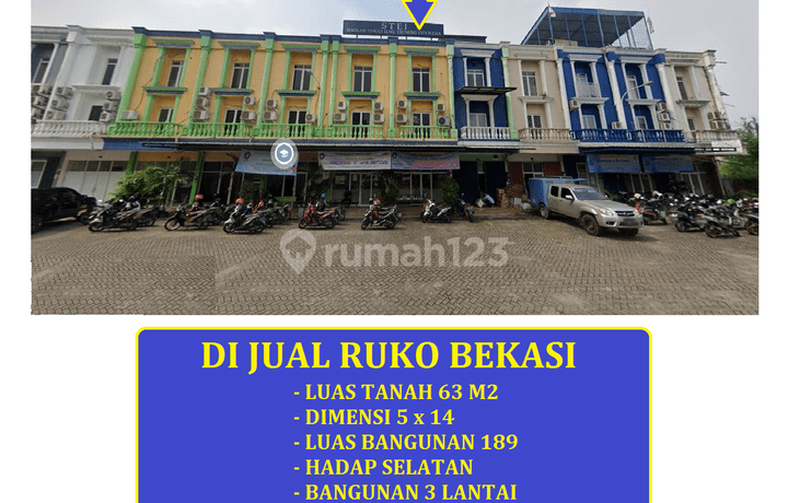 di Jual Ruko 3 Lantai Suncity Square Bekasi Jawa Barat