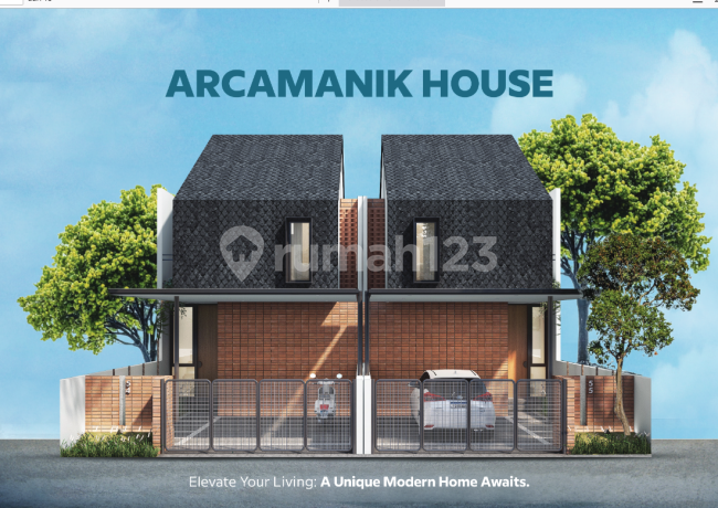 Rumah Baru 2 Lantai di Arcamanik, Dekat Sekolah Mutiara Bunda
