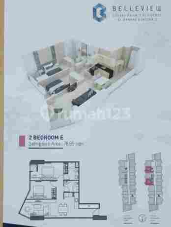 Apartemen Belleview Manyar dkt Dharmahusada, kertajaya
