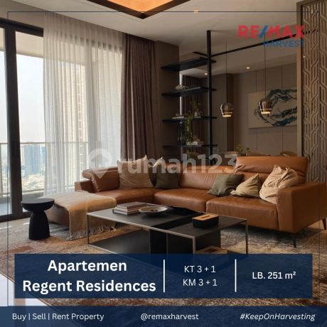 Unit Baru !! Apartemen Luxury Regent Residences - 3 Bed - Gatot Subroto Jakarta Selatan Unit Baru !! Apartemen Luxury Regent Residences - 3 Bed - Gatot Subroto Jakarta Selatan