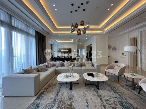 For Rent Raffles Residence Apartment Furnished 4 Bedrooms Kuningan Jakarta