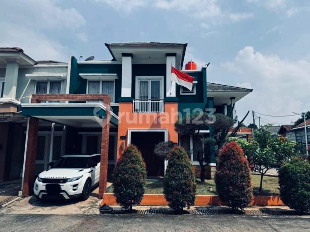 Rumah Hook 2 Lantai Semi Furnish Anti Banjir di Jatiwarna Bekasi