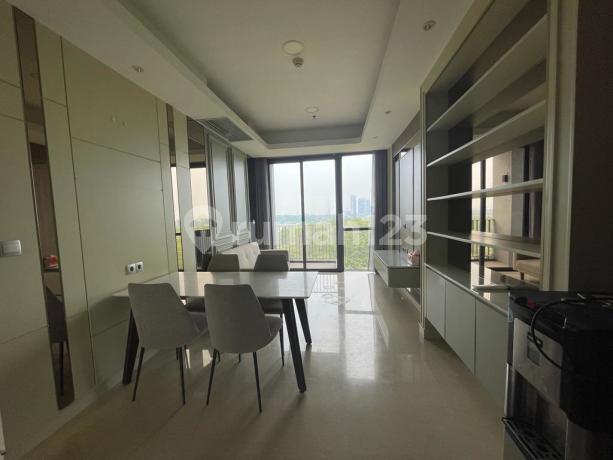 Corner Unit 2BR+ 1 Study Room+1 Maid Room Facing Front Marigold Apartment - Nava Park, BSD City