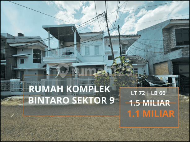 ( Jual Cepat Rumah Dalam Komplek Siap Huni Nempel Perumahan Maleo ) Bintaro Sektor 9 Tangerang Selatan ( Jual Cepat Rumah Dalam Komplek Siap Huni Nempel Perumahan Maleo ) Bintaro Sektor 9 Tangerang Selatan