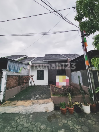 RUMAH BARU MURAH DALAM PERUMAHAN 2 KAMAR TIDUR , siap huni di GRAHA MUKTI RESIDENCE SHM Baru selangkah ke Jalan WOLTERMONGINSIDI