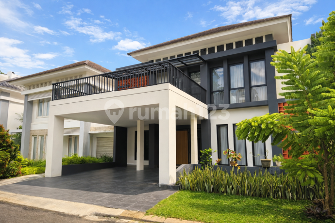 Modern Tropical Semi-Furnished Ready to Occupy - Palma Cluster Near Tiara Victoria Winona Orlanda Mentari Jingga Alba Onyx