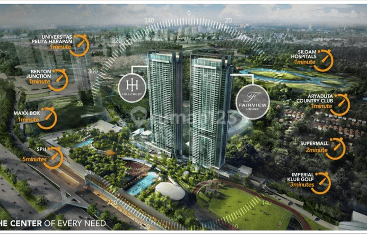 Millennium Village Tower Hillcrest Karawaci 3mnt Jl Ke Uph Dokter