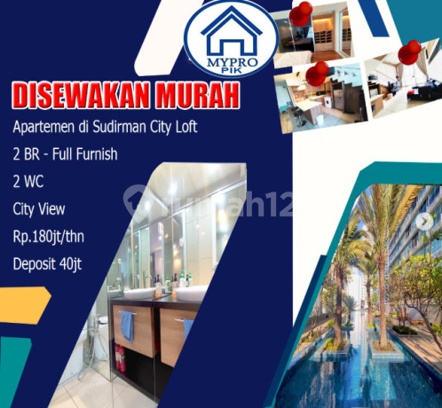 Citylofts Sudirman Apartemen 2 br Disewakan 180 Jute Per Tahun Citylofts Sudirman Apartemen 2 br Disewakan 180 Jute Per Tahun