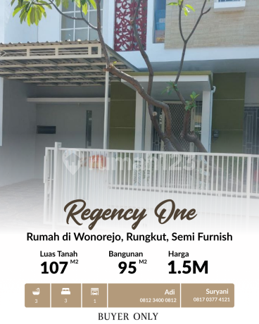 Regency One Rungkut House, Semi Furnished Regency One Rungkut House, Semi Furnished