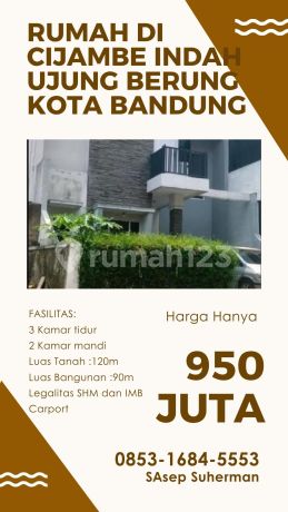 rumah cijambe indah ujung berung kota bandung siap huni nobanjir rumah cijambe indah ujung berung kota bandung siap huni nobanjir