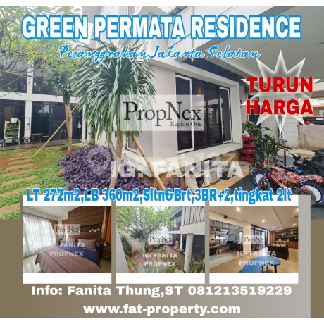 MURAHHH! FULL RENOV! Dijual rumah mewah hokie di Green Permata Boulevard,Pesanggrahan,JakSel. MURAHHH! FULL RENOV! Dijual rumah mewah hokie di Green Permata Boulevard,Pesanggrahan,JakSel.